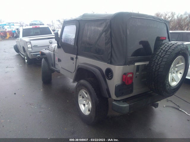 2000 JEEP WRANGLER SE VIN: 1J4FA29P9YP763148