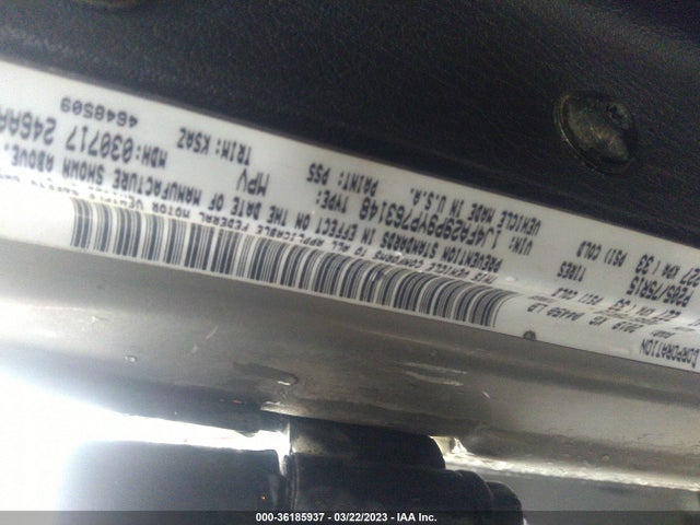 2000 JEEP WRANGLER SE VIN: 1J4FA29P9YP763148