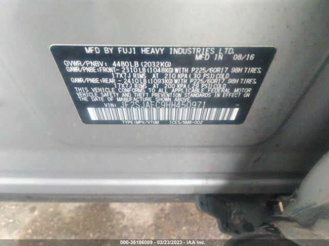 JF2SJAEC9HH450971 Subaru Forester Premium