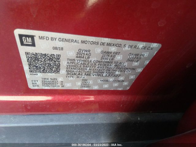 3GKALMEV0KL137327 GMC Terrain Sle
