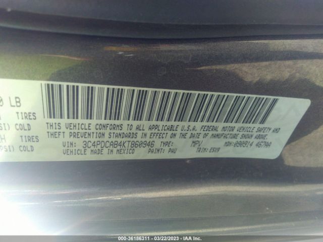 3C4PDCAB4KT860946 Dodge Journey Se Value Pkg