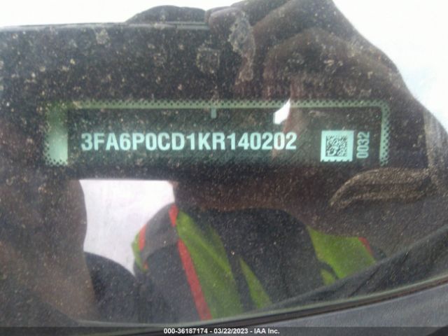 3FA6P0CD1KR140202 Ford FUSION SEL