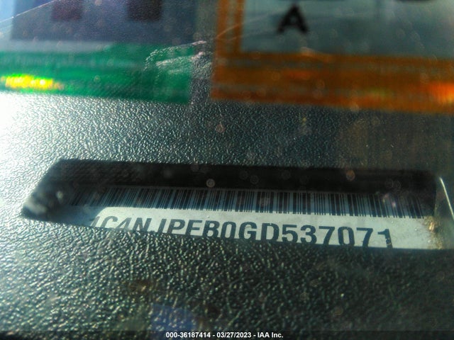 1C4NJPFB0GD537071 Jeep Patriot Latitude