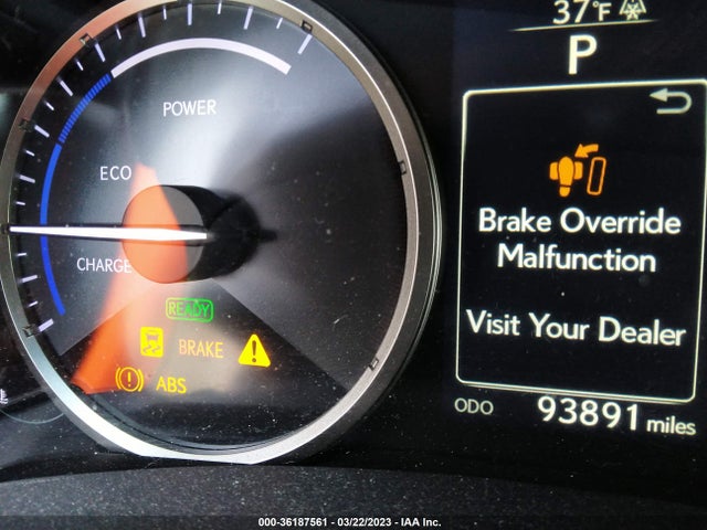 2015 LEXUS NX 300H VIN: JTJBJRBZ8F2008220