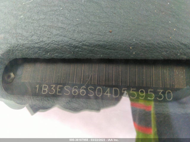 2004 DODGE NEON SRT4 VIN: 1B3ES66S04D559530