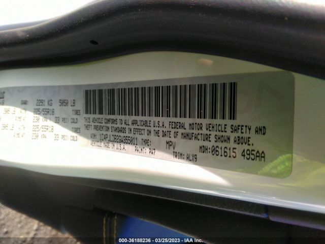 1C4PJLDB2GW355011 Jeep Cherokee Limited