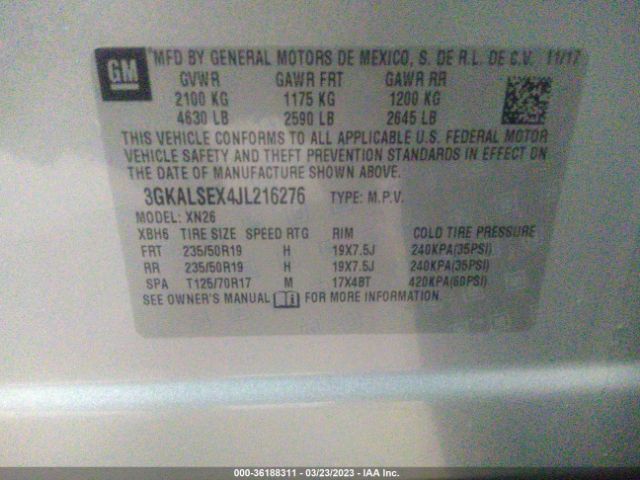 3GKALSEX4JL216276 GMC Terrain Denali
