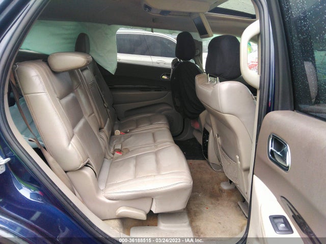 2012 DODGE DURANGO CREW VIN: 1C4SDHDTXCC260053