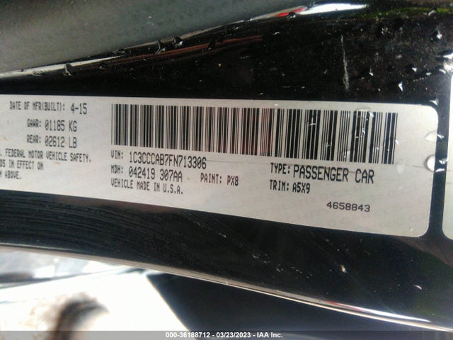 Chrysler 200 Limited 2015 1C3CCCAB7FN713306 Image 9