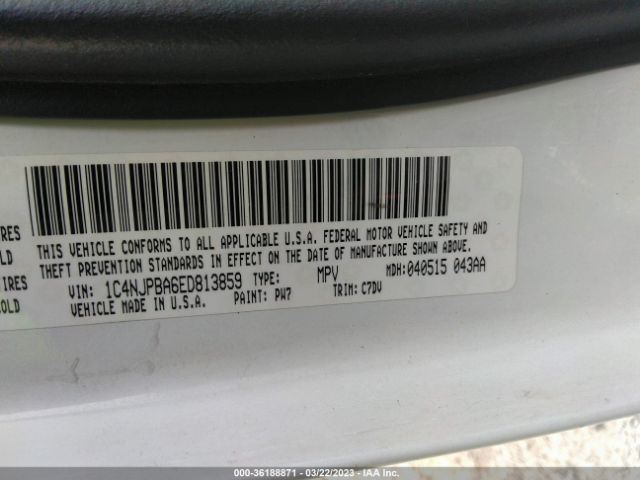 1C4NJPBA6ED813859 Jeep Patriot Sport