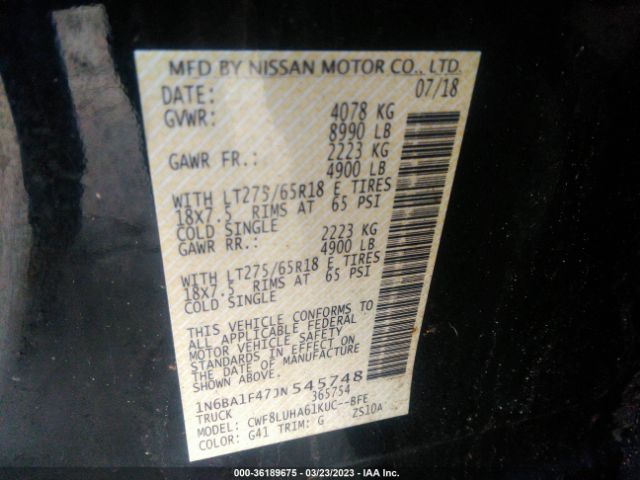 1N6BA1F47JN545748 Nissan Titan Xd Pro-4x