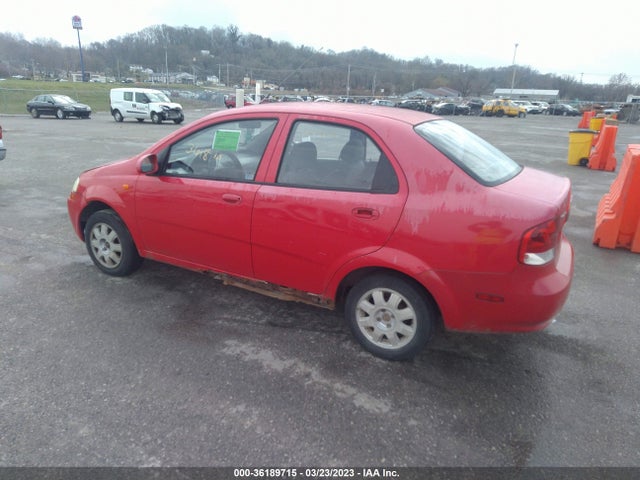 2004 CHEVROLET AVEO LS VIN: KL1TJ52604B165718