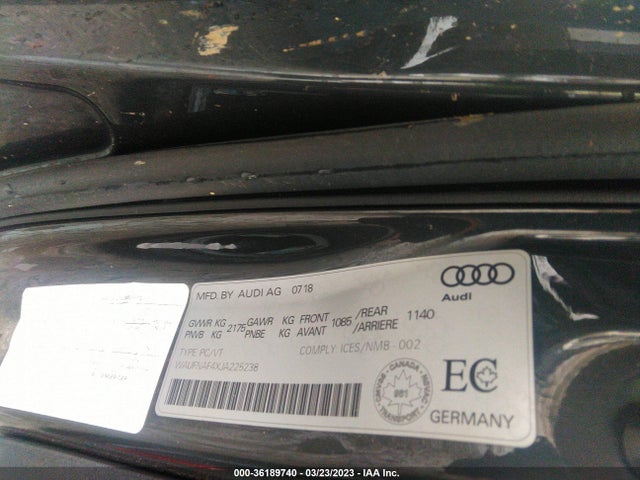 WAUFNAF4XJA225238 Audi A4 Prestige