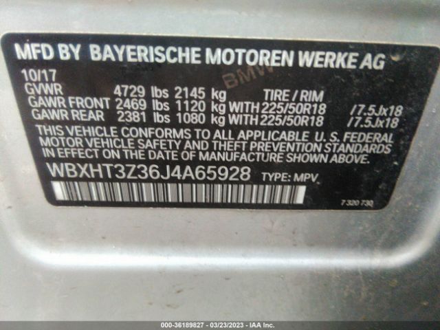 WBXHT3Z36J4A65928 BMW X1 Xdrive28i