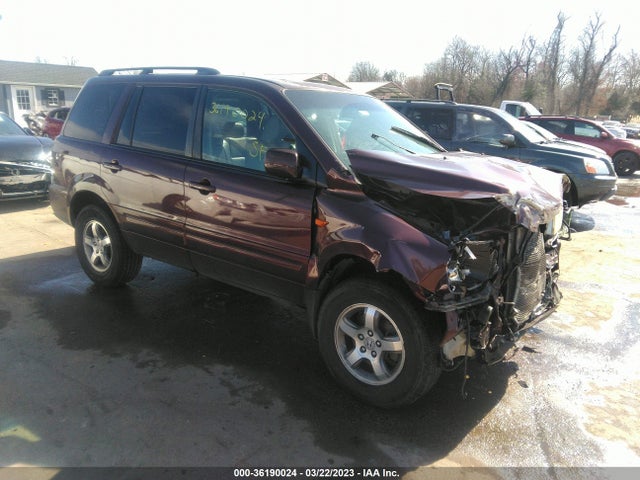 2008 HONDA PILOT EX-L VIN: 5FNYF18768B014829