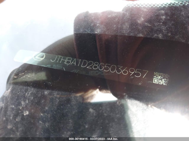 JTHBA1D28G5036957 Lexus IS 200T