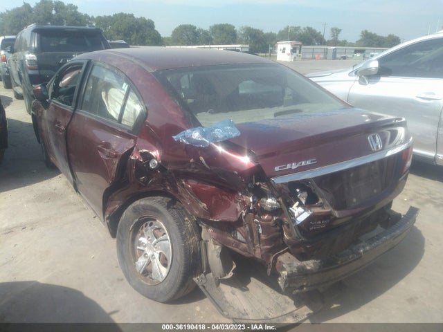 Honda Civic Sedan Lx 2014 2HGFB2F59EH532287 Image 3