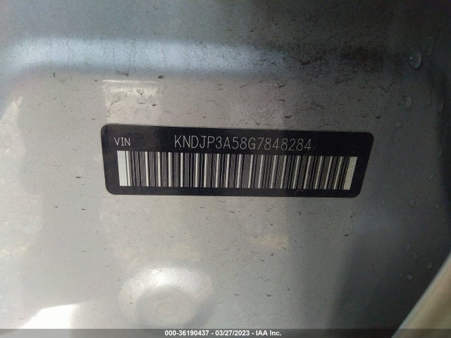 KIA SOUL + 2016 KNDJP3A58G7848284 Image 8