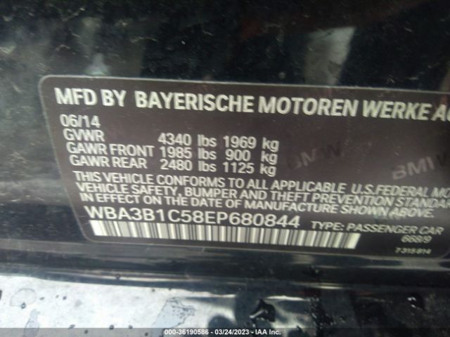WBA3B1C58EP680844 BMW 3 Series 320i