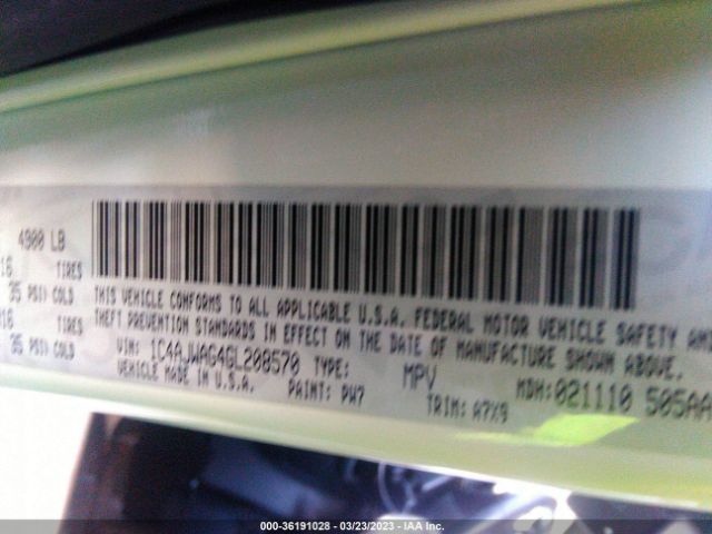 1C4AJWAG4GL208570 Jeep Wrangler Sport