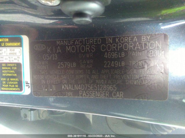 KNALN4D75E5128965 KIA Cadenza Premium
