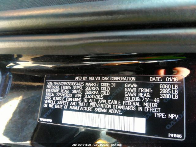YV4A22PK5G1064425 Volvo Xc90 T6 Momentum