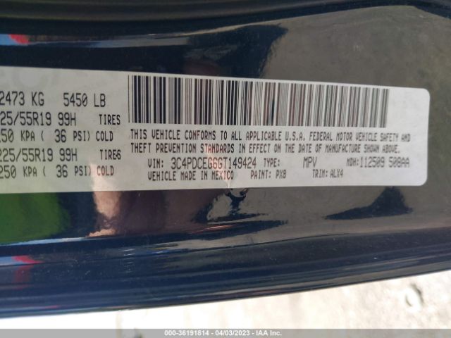 3C4PDCEG6GT149424 Dodge Journey R/t