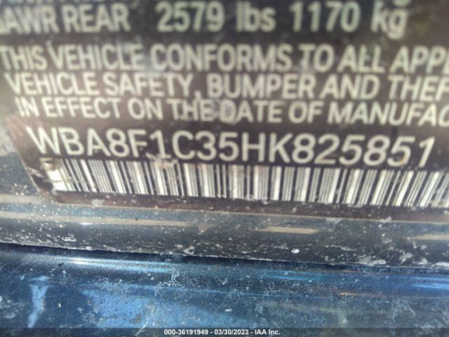 WBA8F1C35HK825851 BMW 3 Series 328d Xdrive