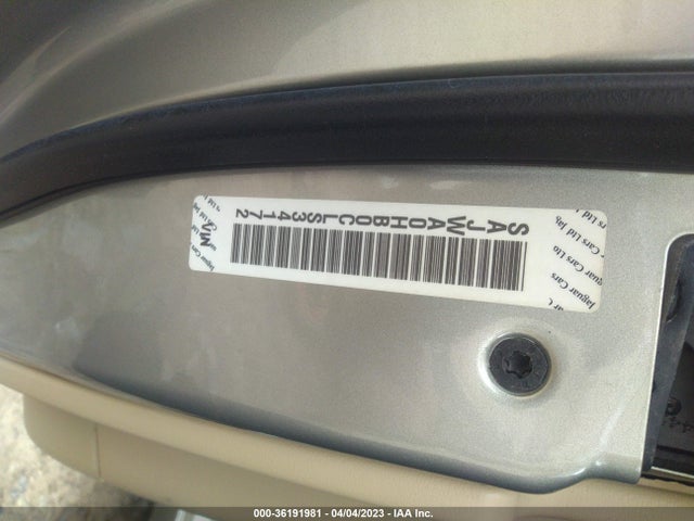 2012 JAGUAR XF PORTFOLIO VIN: SAJWA0HB0CLS34172