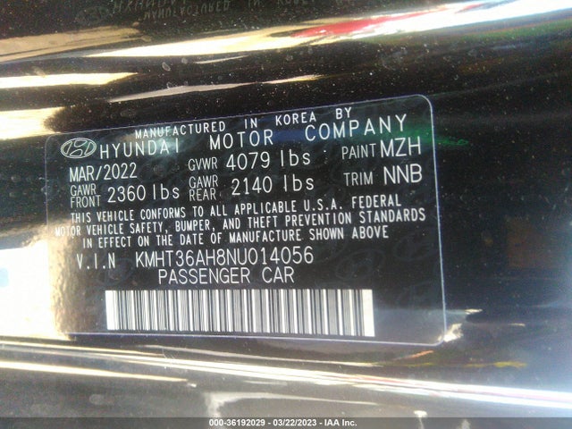 Hyundai VELOSTER N 2022 KMHT36AH8NU014056 Image 9