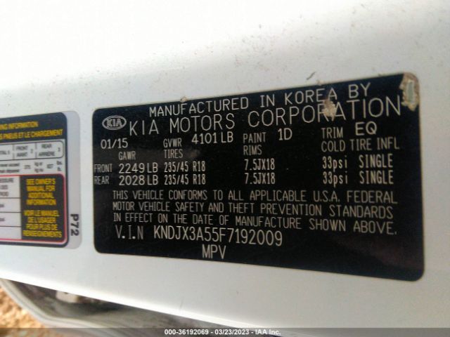 KNDJX3A55F7192009 KIA Soul !