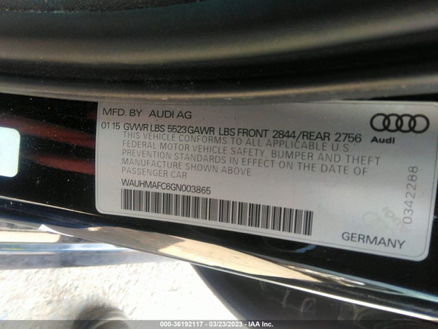 WAUHMAFC6GN003865 Audi A6 3.0l Tdi Prestige