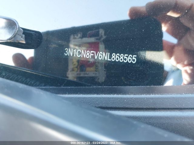 3N1CN8FV6NL868565 Nissan VERSA SR
