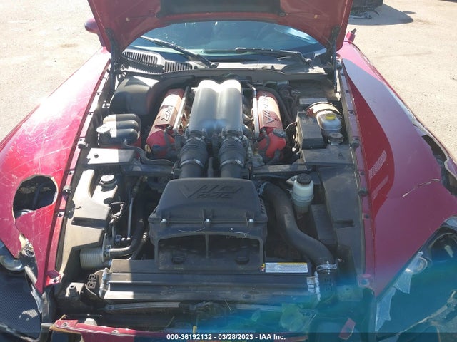 2008 DODGE VIPER SRT10 VIN: 1B3JZ65Z18V201376