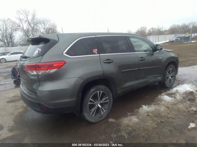 2017 TOYOTA HIGHLANDER HYBRID LE VIN: 5TDBGRFH6HS028156