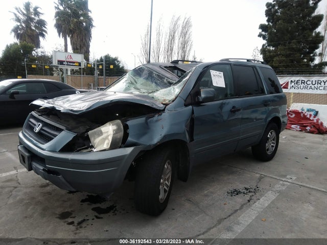 2005 HONDA PILOT EX-L VIN: 2HKYF18595H513717