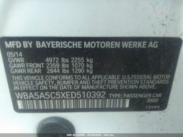 WBA5A5C5XED510392 BMW 5 Series 528i