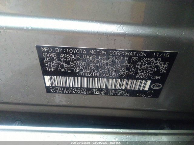 JTHBZ1BL6GA001197 Lexus GS 350