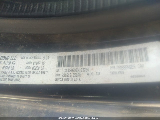 Chrysler 200 LX 2014 1C3CCBABXEN123724 Image 9
