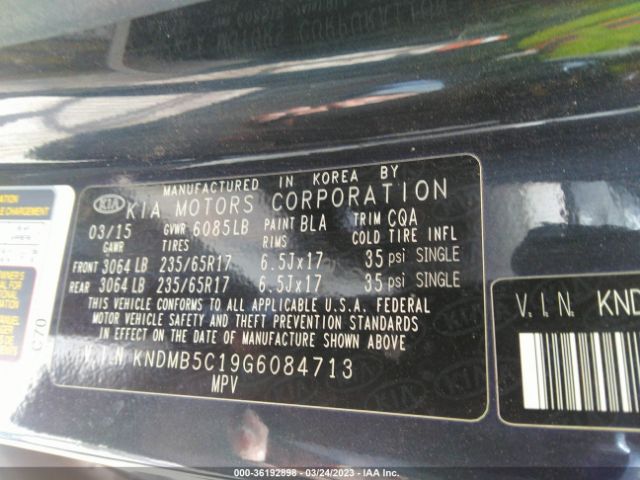 KNDMB5C19G6084713 KIA SEDONA LX
