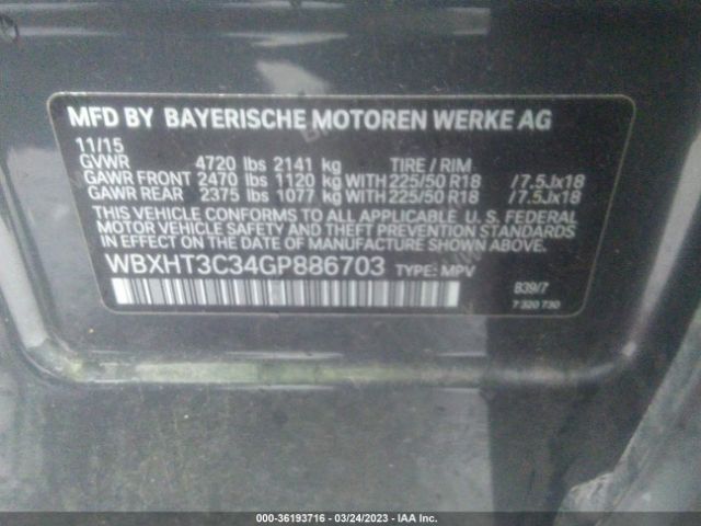 WBXHT3C34GP886703 BMW X1 Xdrive28i