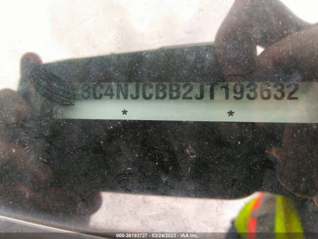 3C4NJCBB2JT193632 Jeep Compass Latitude