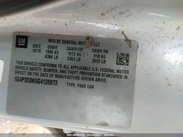 1G4PS5SK9G4125873 Buick Verano Leather Group