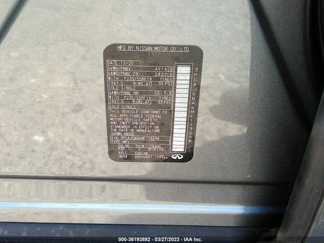 2021 INFINITI QX50 LUXE VIN: 3PCAJ5BA6MF113298