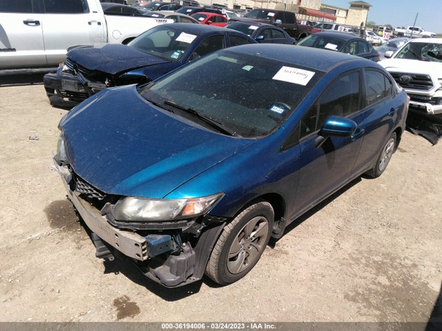 2014 HONDA CIVIC SEDAN LX VIN: 19XFB2F57EE033451