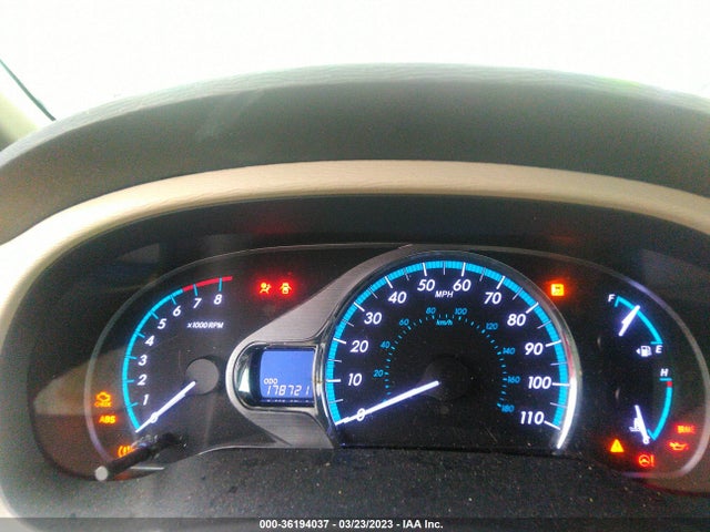 2012 TOYOTA SIENNA XLE AAS/XLE/LTD VIN: 5TDYK3DC5CS241122