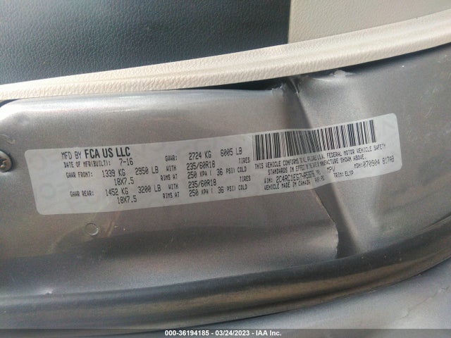 2C4RC1EG7HR538786 Chrysler Pacifica Touring-l Plus