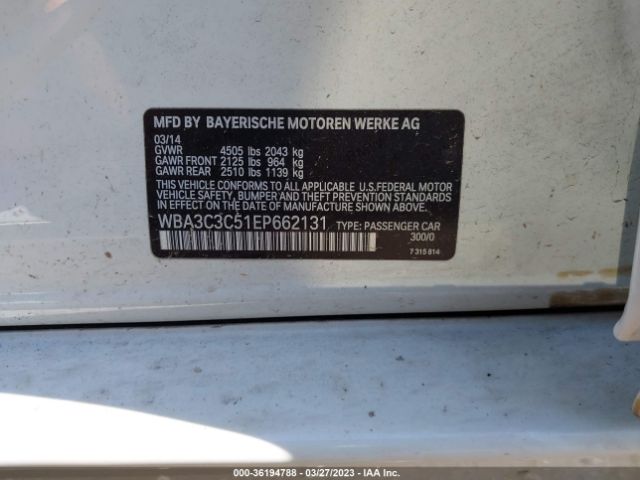 WBA3C3C51EP662131 BMW 3 Series 320i Xdrive