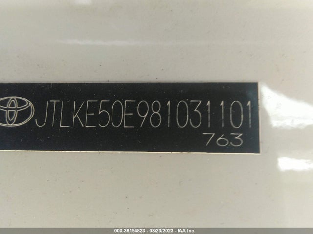 2008 SCION XB VIN: JTLKE50E981031101