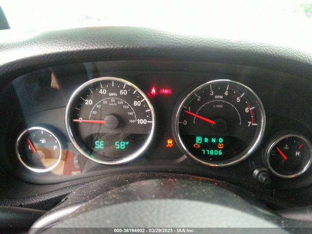 2011 JEEP WRANGLER UNLIMITED SPORT VIN: 1J4BA3H14BL551211